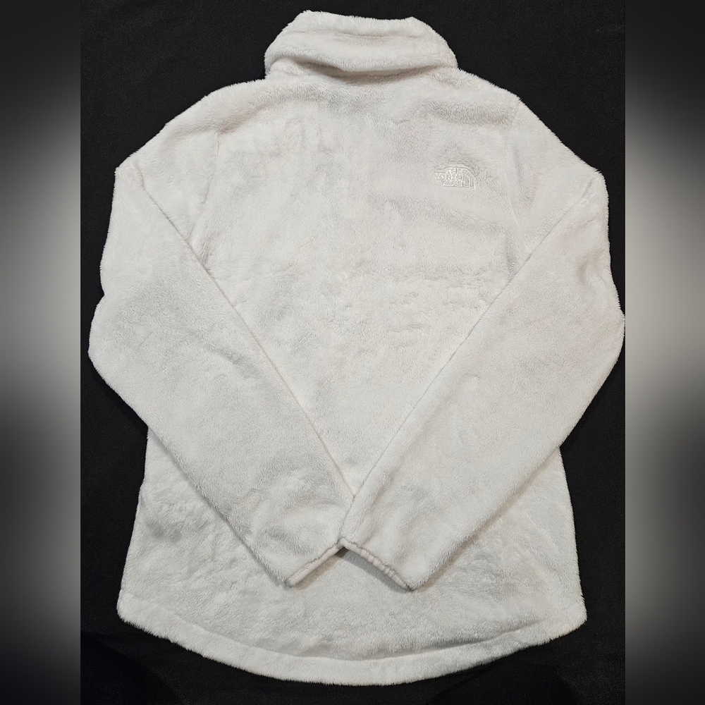 The North Face White Fleece Zip-Up Jacket - Picture 5 of 7